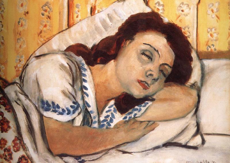 Henri Matisse Marguerite asleep China oil painting art
